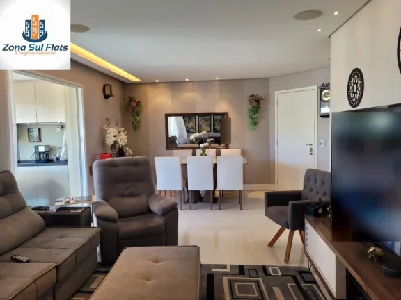 Imagem Apartamento Alto Padrão à Venda No Brooklin Com 3 Suítes, Varanda Gourmet e 2 Vagas