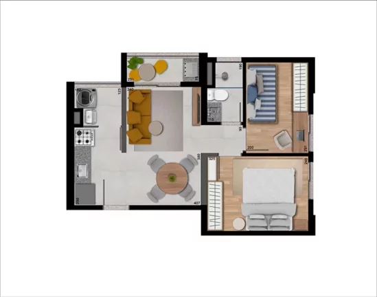 Imagem UP JARDIM PRUDÊNCIA - AMPLA - Studio de 18m² (NR), próximo ao metrô Brooklin!!