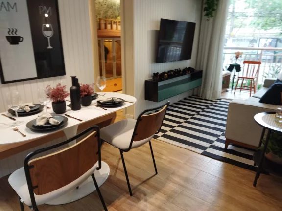 Imagem Vila Água Funda | 2 dormitórios | sacada | vaga | 40m² | Amplo lazer com piscina
