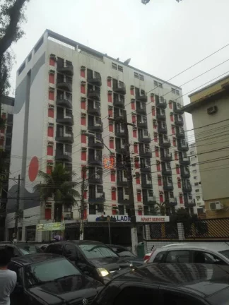 Flat com 1 dormitório à venda, 50 m² por R$ 200.000 - Centro - São Vicente/SP