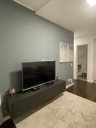 Imagem Apartamento para locação no Itaim Bibi, com 1 suíte, 2 banheiros, 1 vaga