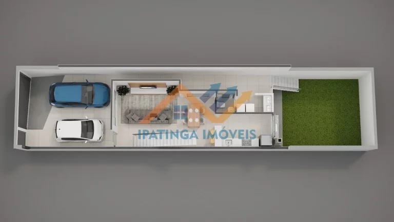 Imagem Casa de 3 quartos e 2 vagas de garagem no Residencial Bethânia