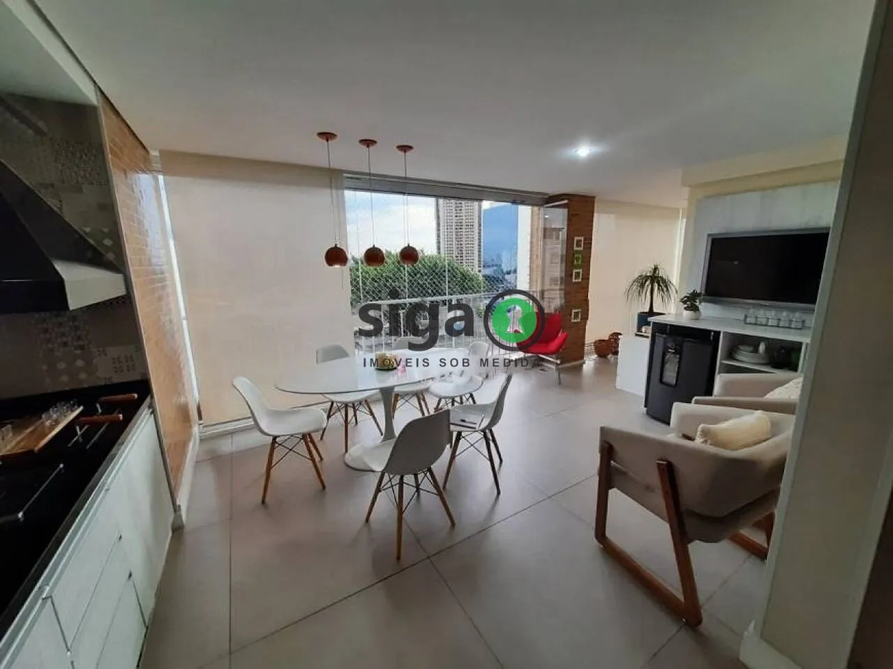Imagem Apartamento a venda no Alto da Boa Vista, com 3 quartos e 2 vagas.