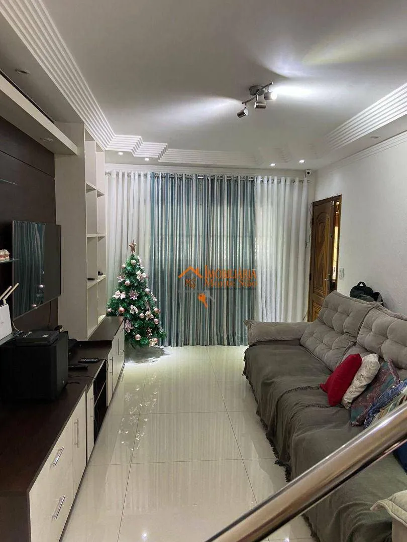 Imagem Sobrado com 3 dormitórios à venda, 228 m² por R$ 901.000,00 - Jardim Santa Clara - Guarulhos/SP