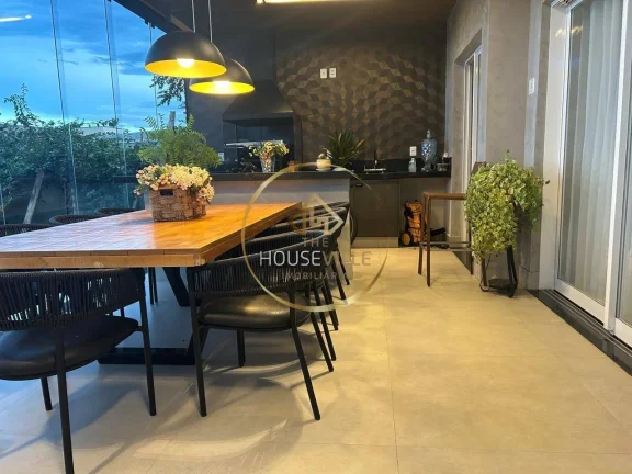 Imagem Casa Sobrado, 5 Dormitórios ( 4 suítes), 525m², Condomínio Alphaville, Sjc.