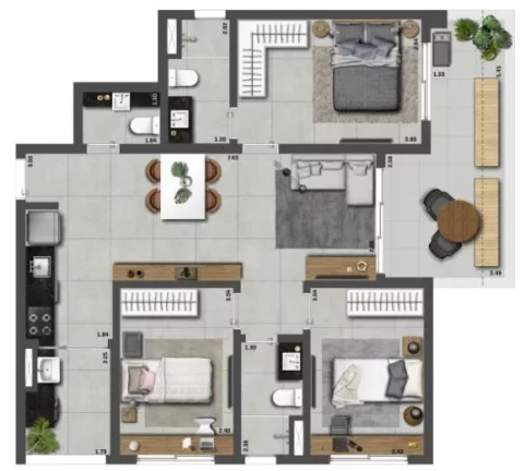 Imagem Apartamento à venda no bairro Moema - São Paulo/SP