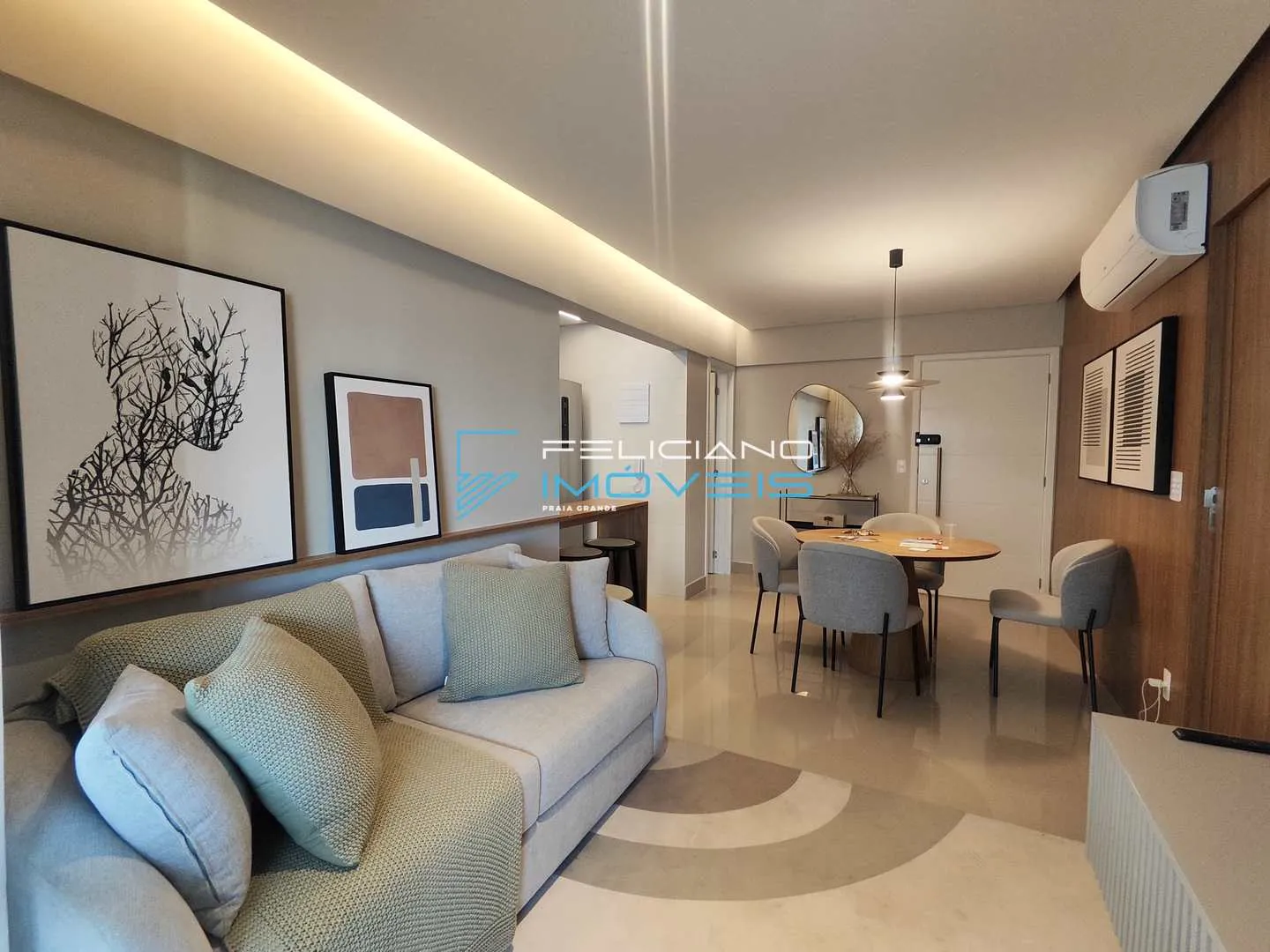 Imagem Apartamento com 2 quartos, Guilhermina, Praia Grande - R$ 892 mil, Cod: 4655