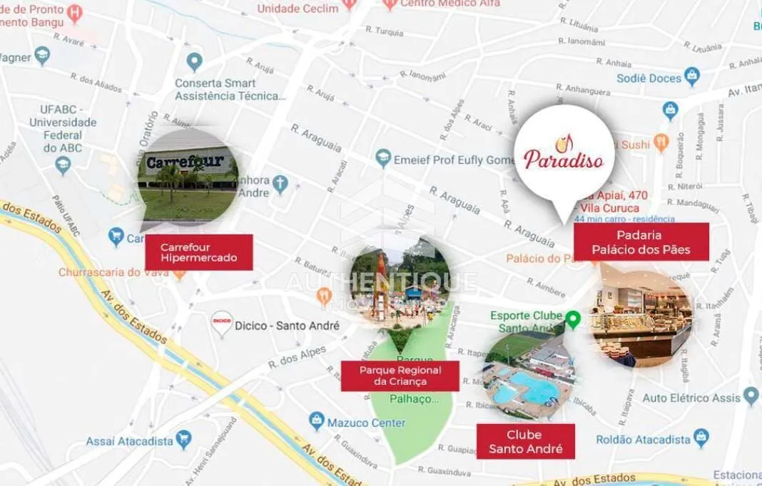Imagem PARADISO Vila Curuçá - Apartamento à venda em Santo André/SP