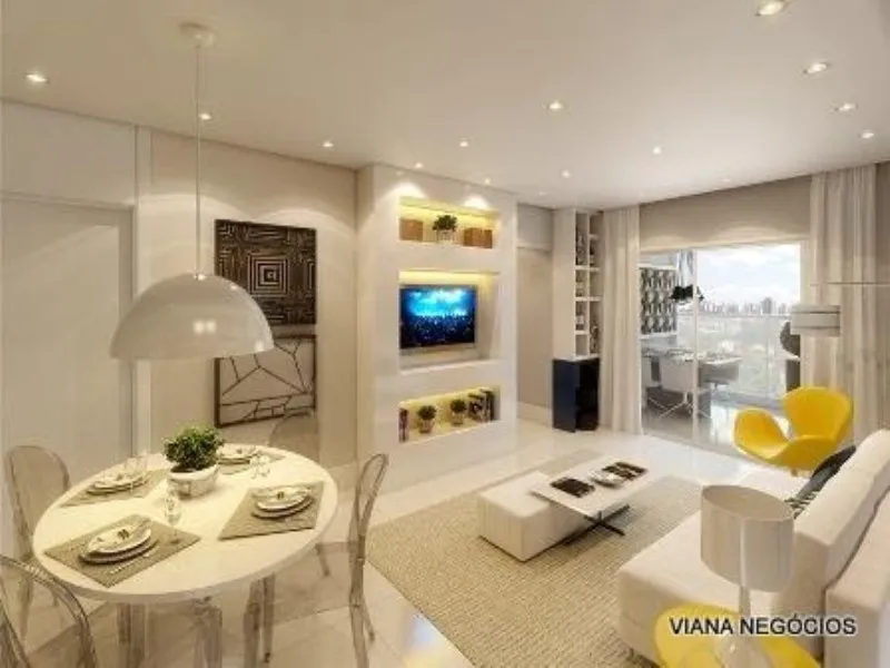 Imagem Apartamento para locação no bairro Campestre em Santo André-SP: 2 quartos, 1 suíte, 2 banheiros, 2 vagas - Condomínio Happiness PATRIANI.