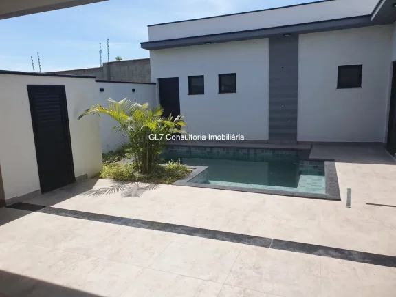 Imagem LINDA CASA COM 3 SUITES ESCRITORIO E PISCINA CONDOMINIO JARDIM LAGUNA INDAIATUBA-SP