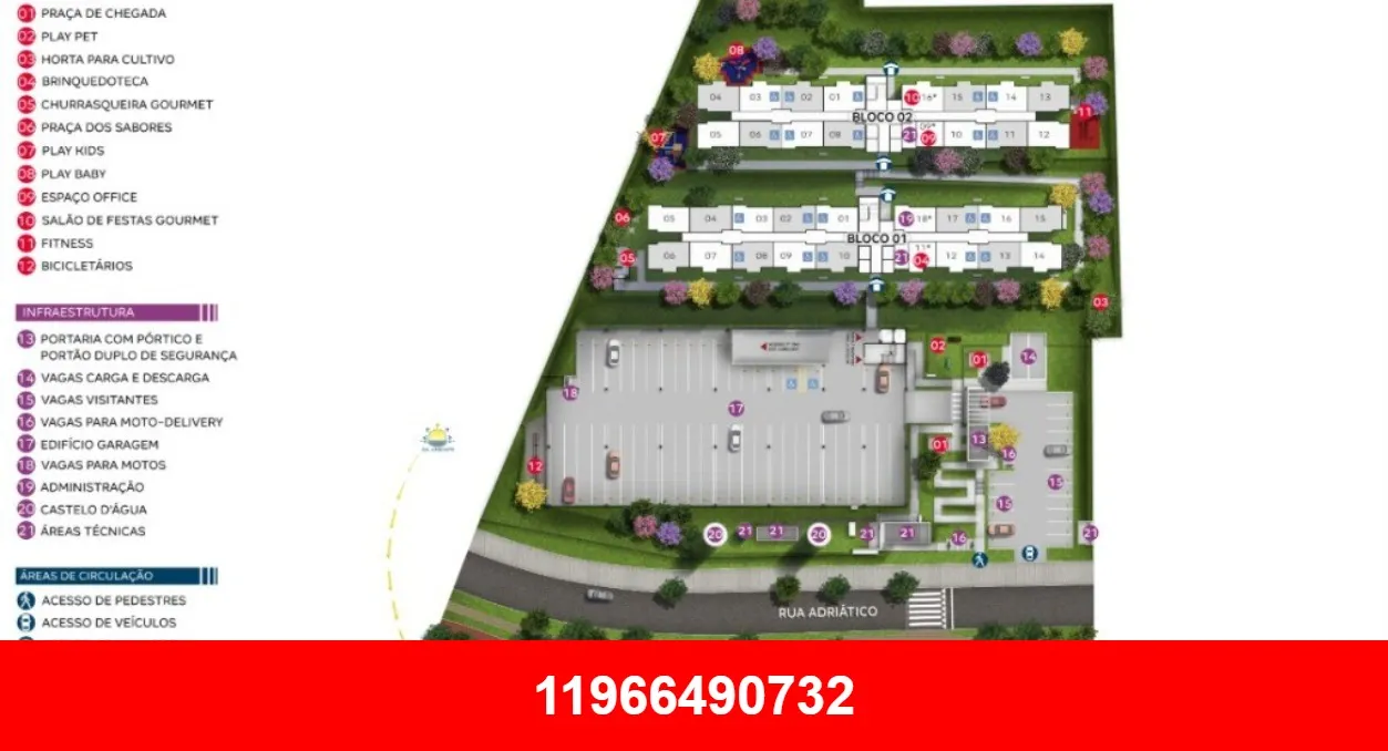 Imagem Apartamento à venda no Jardim do Estádio, 2 quartos, 1 banheiro, 1 vaga de garagem, 33,00 m² - Condomínio Panorama Tenda, Minha Casa Minha Vida em Santo André-SP.