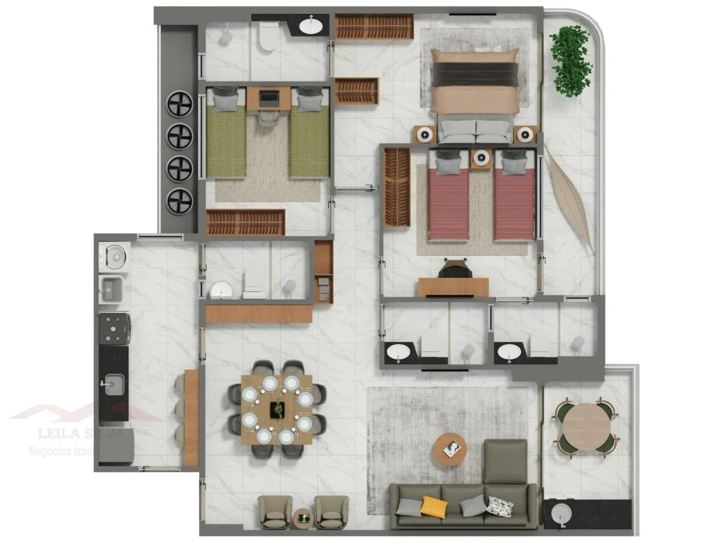 Foto do imóvel Edifício Palladium | Apartamento à Venda | Jóquei em Horto, Teresina - PI