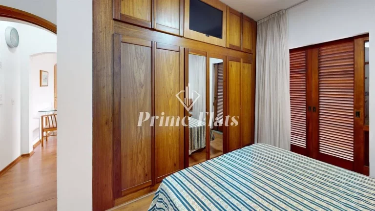 Imagem Flat disponível para locação no Les Jardins, com 45m², 1 dormitório e 1 vaga
