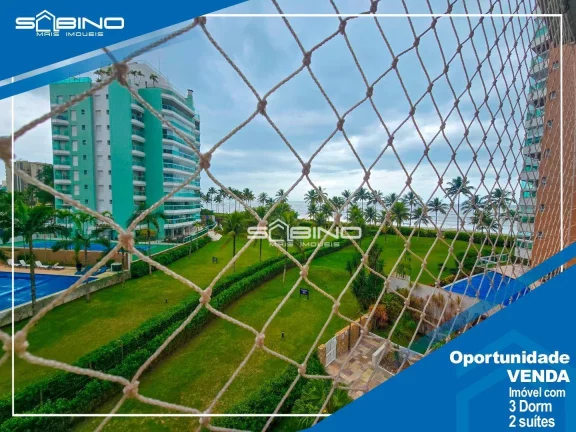 Foto do imóvel Apartamento Pé na Areia à venda, com 3 dormitórios 2 suítes 103m² - Riviera de São Lourenço, Bertioga SP