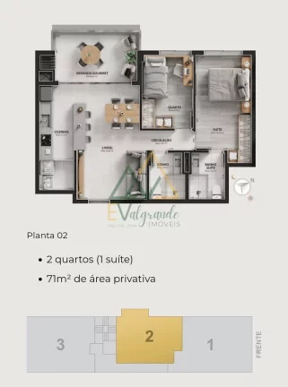 Imagem Apartamento à venda no bairro Boa Vista - Curitiba/PR