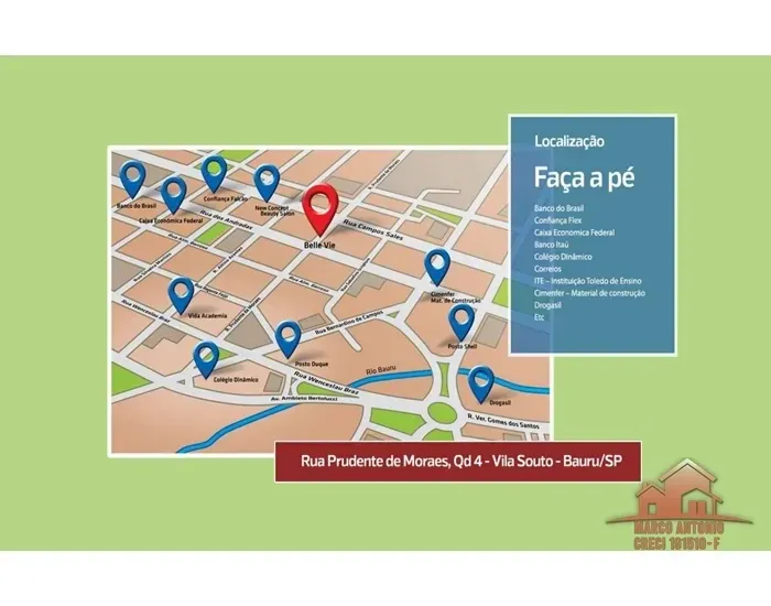 Imagem Apartamento com 2 Quartos à Venda, 59,9 m² em Vila Souto - Bauru