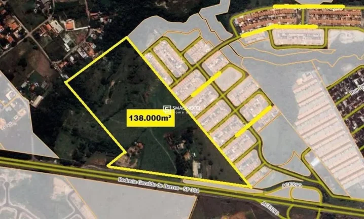 Imagem Área à venda, 132000 m² por R$ 23.000.000,00 - Vale do Sol - Piracicaba/SP