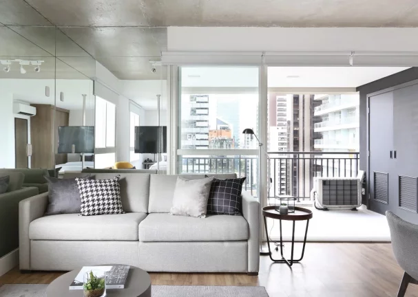 Imagem Apartamento à venda em Cidade Monções, 1 quarto sendo 1 suíte, 2 banheiros, 1 vaga de garagem.