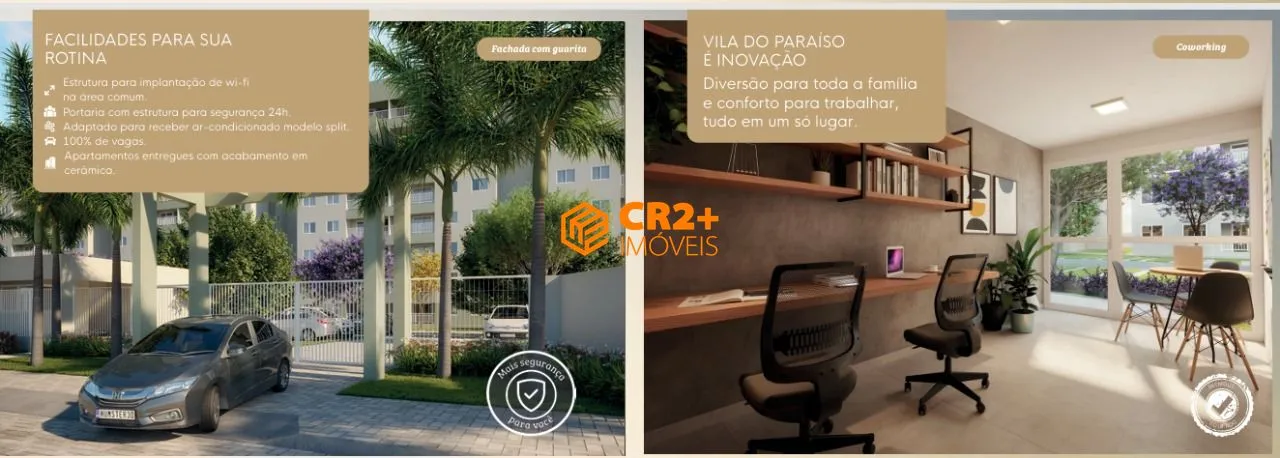 Imagem Vendo apartamento com 2 quartos, 1 banheiro, 48m2 em Nossa Senhora Do Ó - Paulis