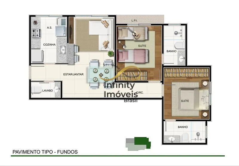Imagem MAR DE ESPANHA 422 - Apartamento Cobertura Duplex em Santo Antônio, Belo Horizonte/MG