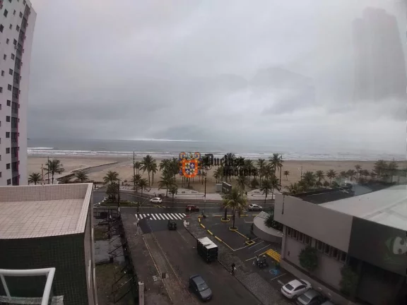 Imagem Apartamento Beira Mar com 3 dormitórios à venda, 140 m² por R$ 1.500.000 - Guilhermina - Praia Grande/SP