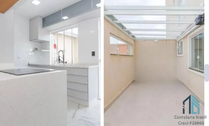 Imagem Sobrado Mobiliado com terraço , 03 quartos c/suíte, 04 vagas, no Pinheirinho em Curitiba PR
