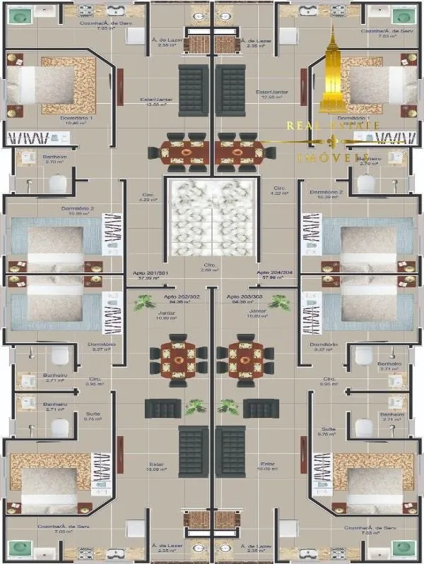 Imagem Apartamento com 3 Quartos à Venda, 65 m² em Ingleses Do Rio Vermelho - Florianópolis