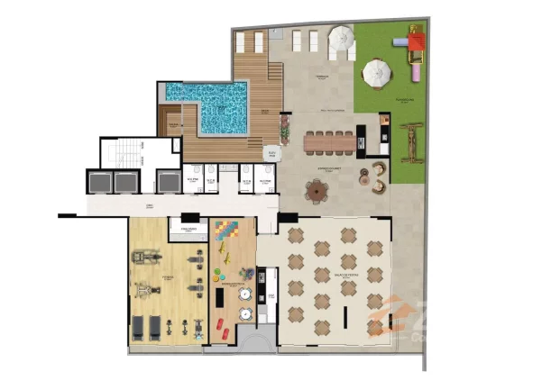 Imagem Lançamento Mayan, Todos os apartamentos de frente para o mar