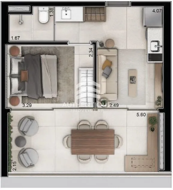 Imagem HELBOR OPEN MIND - Apartamento à venda no bairro Chácara Santo Antônio - São Paulo/SP, Zona Sul