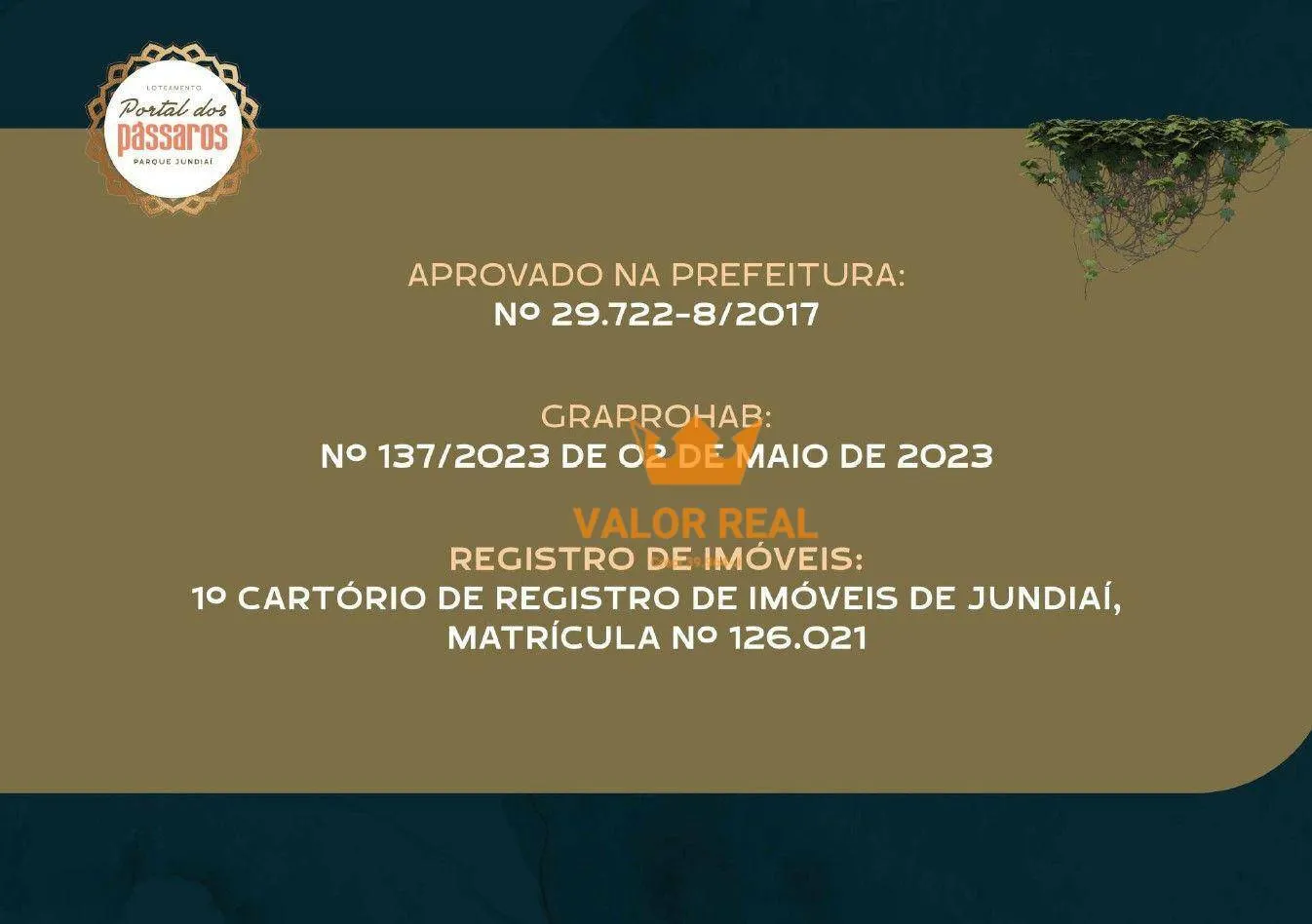 Imagem Lançamento. Portal dos Pássaros, Desc. 20% Medeiros, Área Útil a partir de 187 m2, R$ 182 mil.