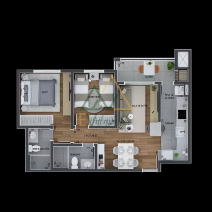 Imagem Apartamento à venda Bacacheri Curitiba PR