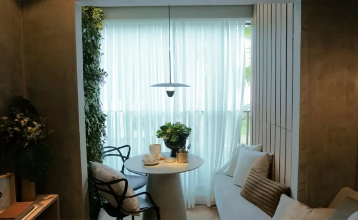 Imagem Apartamento à venda em Moema, São Paulo-SP: 1 quarto, 1 suite, 1 banheiro, 1 vaga de garagem - 41,00m² - Condomínio Kronos Moema By Kallas Arkhes.