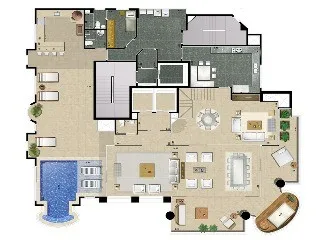 Imagem Apartamento de luxo à venda: 4 quartos, 4 suítes, 2 salas, 5 banheiros e 335m² na Vila Regente Feijó, São Paulo-SP - Condomínio Edifício Bauhaus Anália Franco.