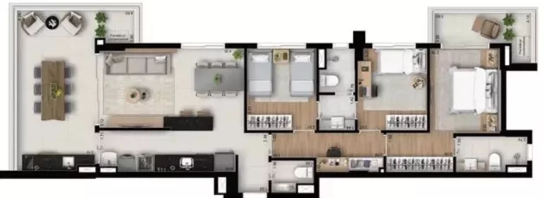 Imagem APARTAMENTO RESIDENCIAL em Rio de Janeiro - RJ, Barra da Tijuca