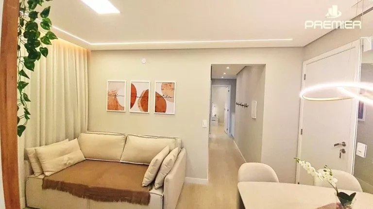 Imagem APARTAMENTO COM FINO ACABAMENTO RES. HARMONIA 52 M², 2 DORMS, COZINHA ESTILO AMERICANA