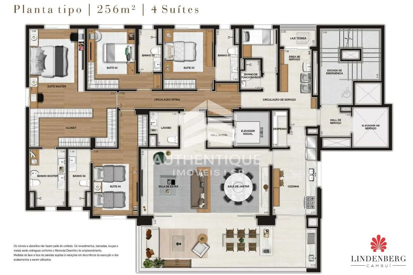 Imagem Lindenberg Cambuí - Campinas - Apartamento à venda em Campinas/SP