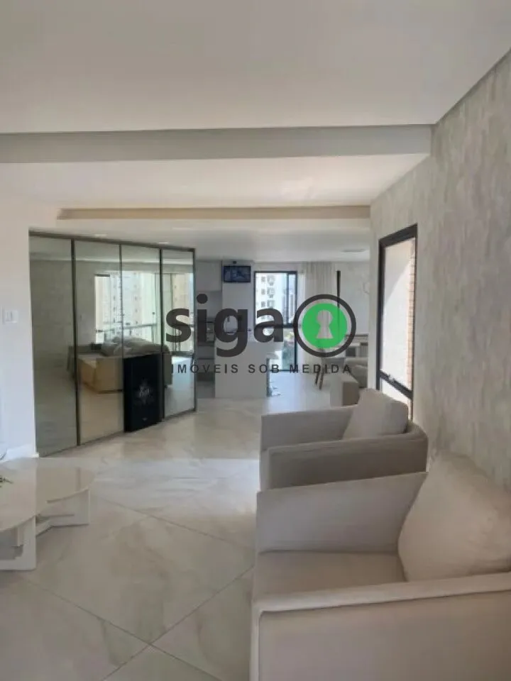 Imagem Apartamento reformado no Parque da Mooca com 156 m², 2 suítes e 3 vagas fixas