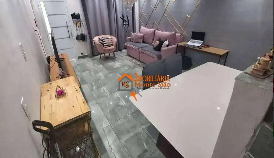 Imagem Sobrado com 3 dormitórios à venda, 113 m² por R$ 499.000,00 - Jardim Santa Clara - Guarulhos/SP