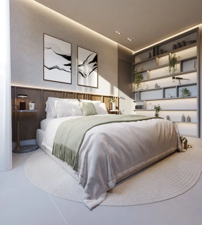 Imagem Flat à venda, no Amares by Seori em João Pessoa, Jardim Oceania, com 1 quarto, 22,64m²