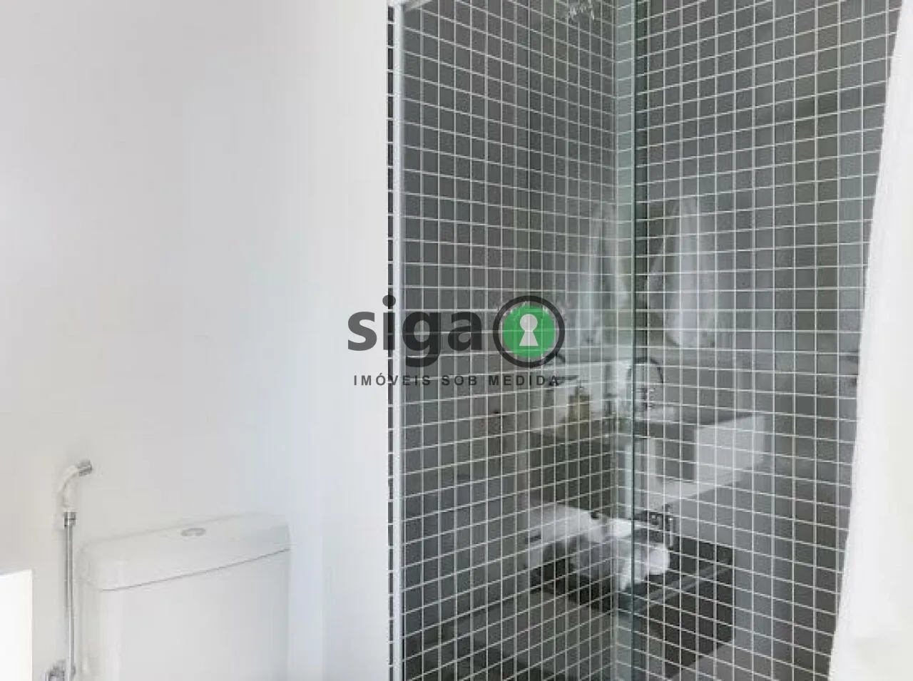Imagem Studio com 64m², no Brooklin, com 1 quarto, 2 banheiros e 1 vaga, Mobiliado para Venda