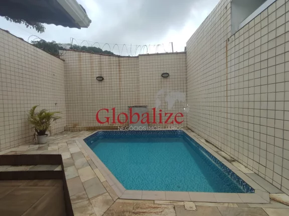 Imagem Sobrado duplex com 3 dormitórios, piscina, espaço gourmet e churrasqueira no bairro Campo Grande em Santos por R$ 1.060.000,00