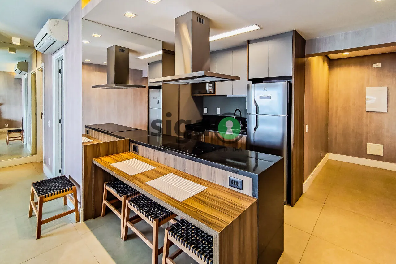 Imagem Apartamento para locação e venda com 1 suíte e 2 vagas - Brooklin - São Paulo/SP