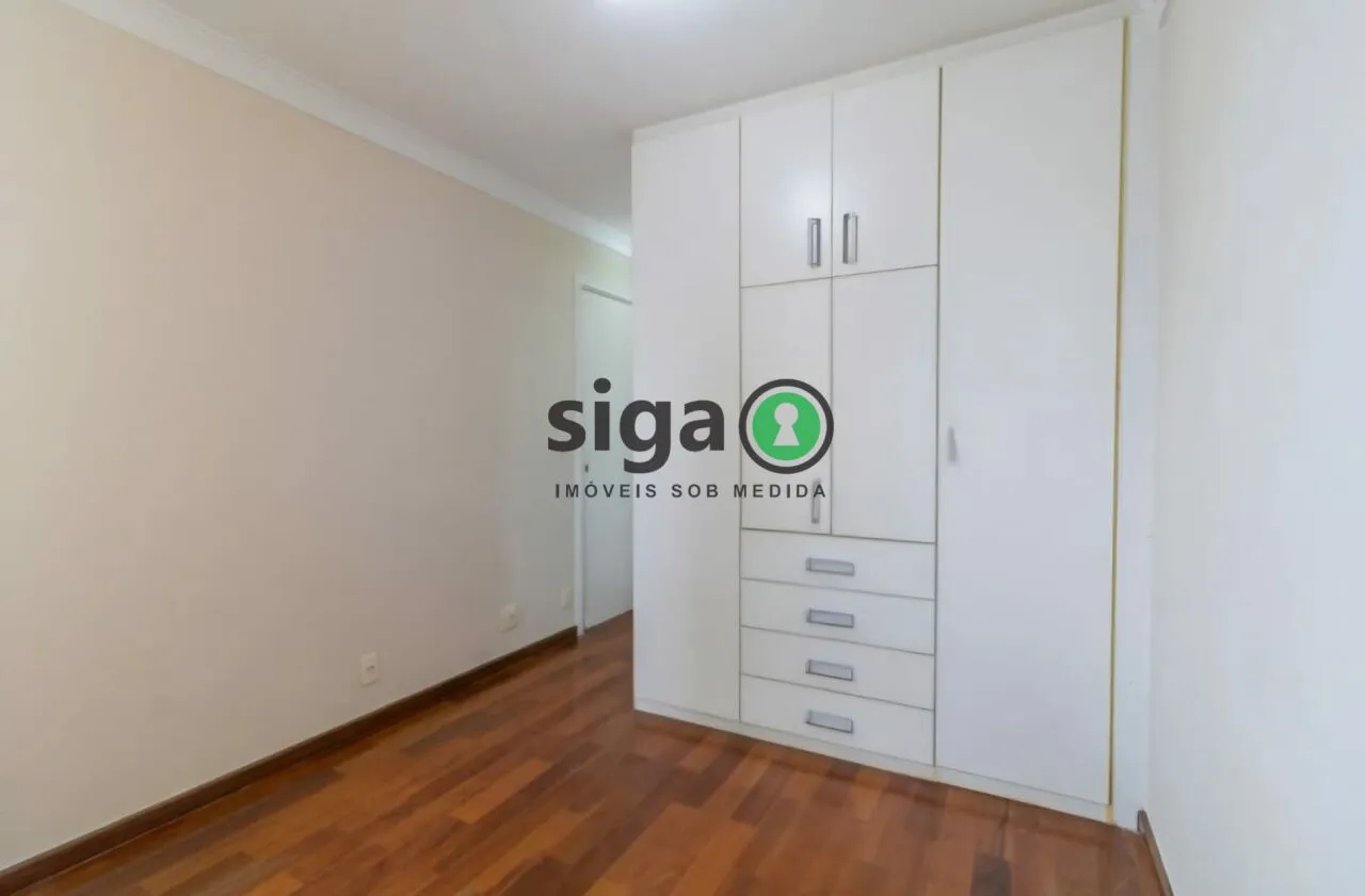 Imagem Apartamento no Brooklin com 125m², 3 dormitórios, 2 suítes, 3 vagas e lazer completo