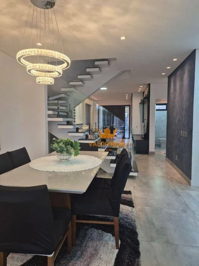 Imagem Casa Nova em Cond com 4 Suites, 6 vagas, 280 m² Residencial Ibi-Aram II. Aceita Financto.