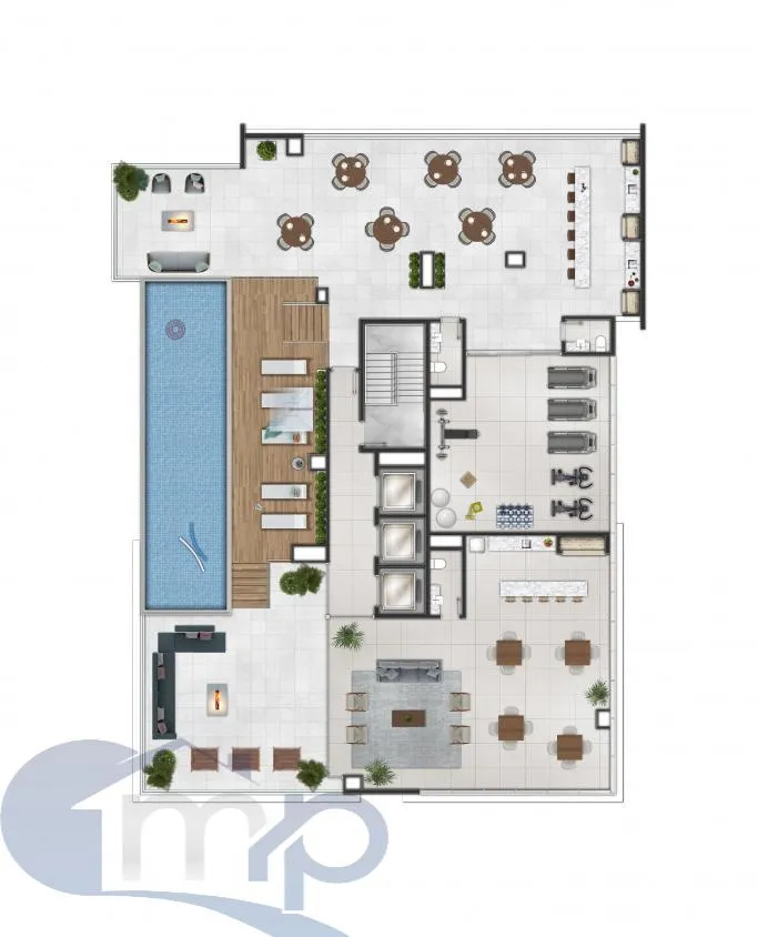 Imagem Apartamento a venda com 3 dormitorios no centro de Torres/RS