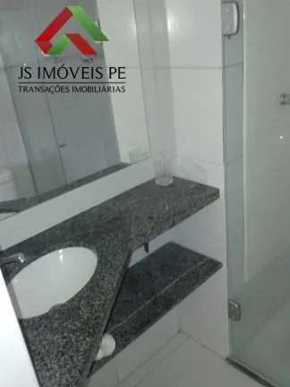 Imagem Flat de luxo para locação em Recife-PE, no bairro Setubal - 1 quarto, 1 suíte, 2 salas, 1 banheiro, 1 vaga, 30m².