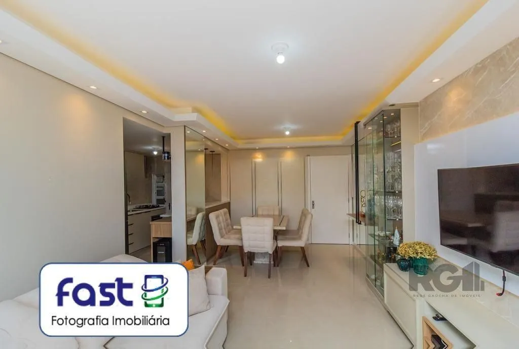 Imagem Apartamento 3 quartos, sendo 1 suíte, 82 m² de área privativa e 2 vagas de garagem individuais. Localizado na Rua/Av. Grecia, no bairro Passo D Areia em Porto Alegre.