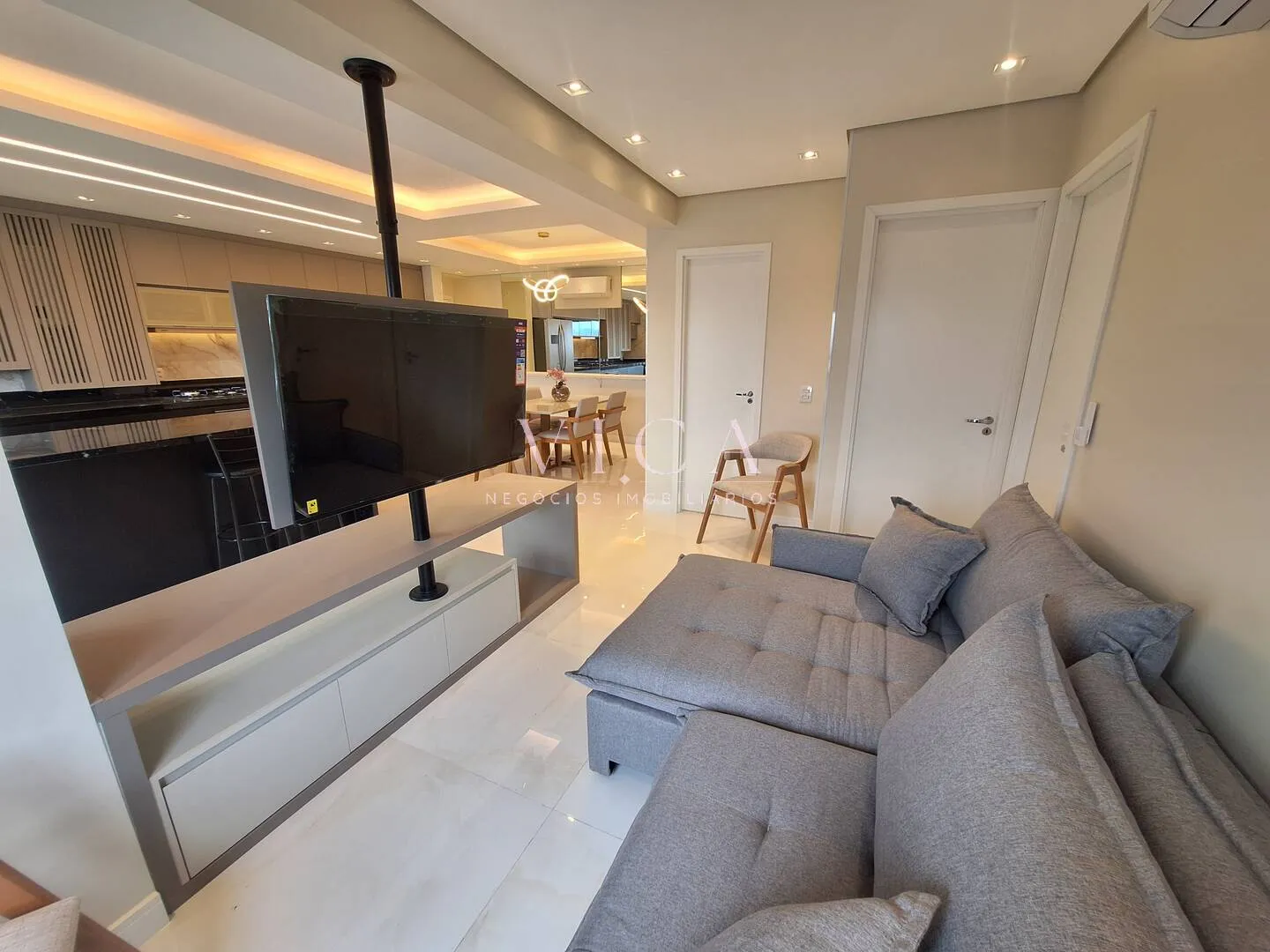 Imagem Apartamento mobiliado com 86m² -2 suítes - aluguel por R$ 6.000 -Barueri/SP