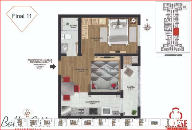 Imagem Apartamento para Venda em Santa Maria / RS no bairro Camobi