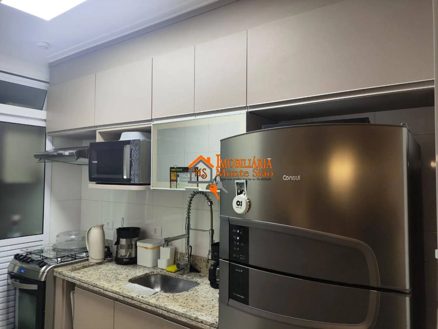Imagem Apartamento a venda com 61m² com 2 quartos, 1 suíte, 1 vaga coberta e varanda gourmet - Jardim Aida